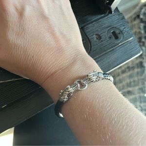 Legends Naga Double Dragon Head Station Bracelet - Discontinued